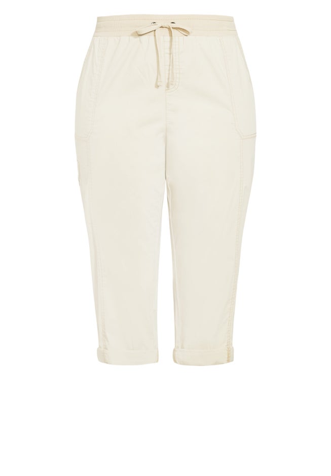 Cotton Roll Up Capri image number 4