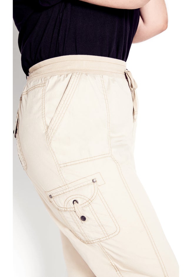 Cotton Roll Up Capri image number 1