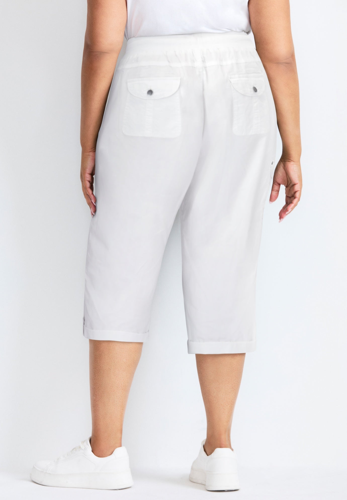 【LA MER MA MAISON】24SS★ ROLL UP CAPRI PANTS Women's Monterey Summer Capris | Navy UPF 50+