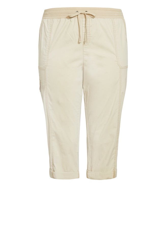 Cotton Roll Up Capri 2 image number 2