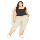 Cotton Roll Up Capri 2 image number null