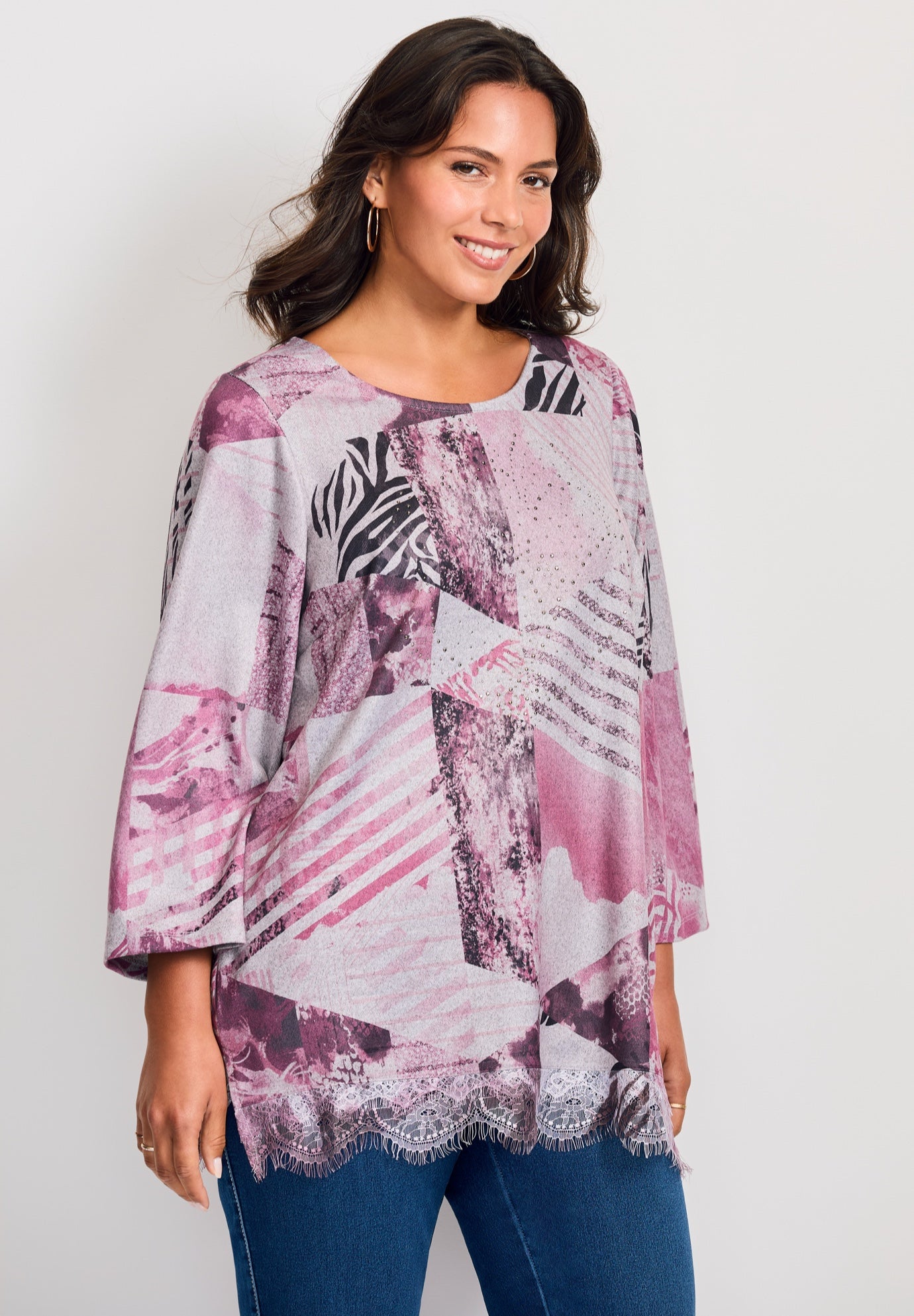 Lace Hem Top image number 0