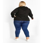 Side Stripe Zip Hoodie image number null