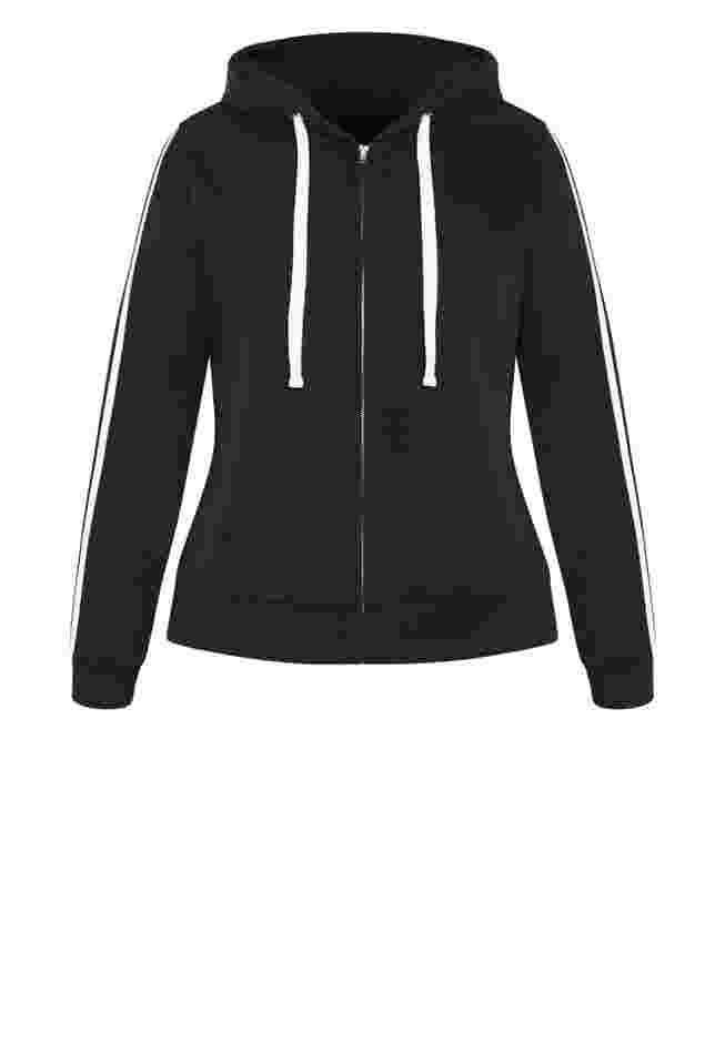 Side Stripe Zip Hoodie image number 3