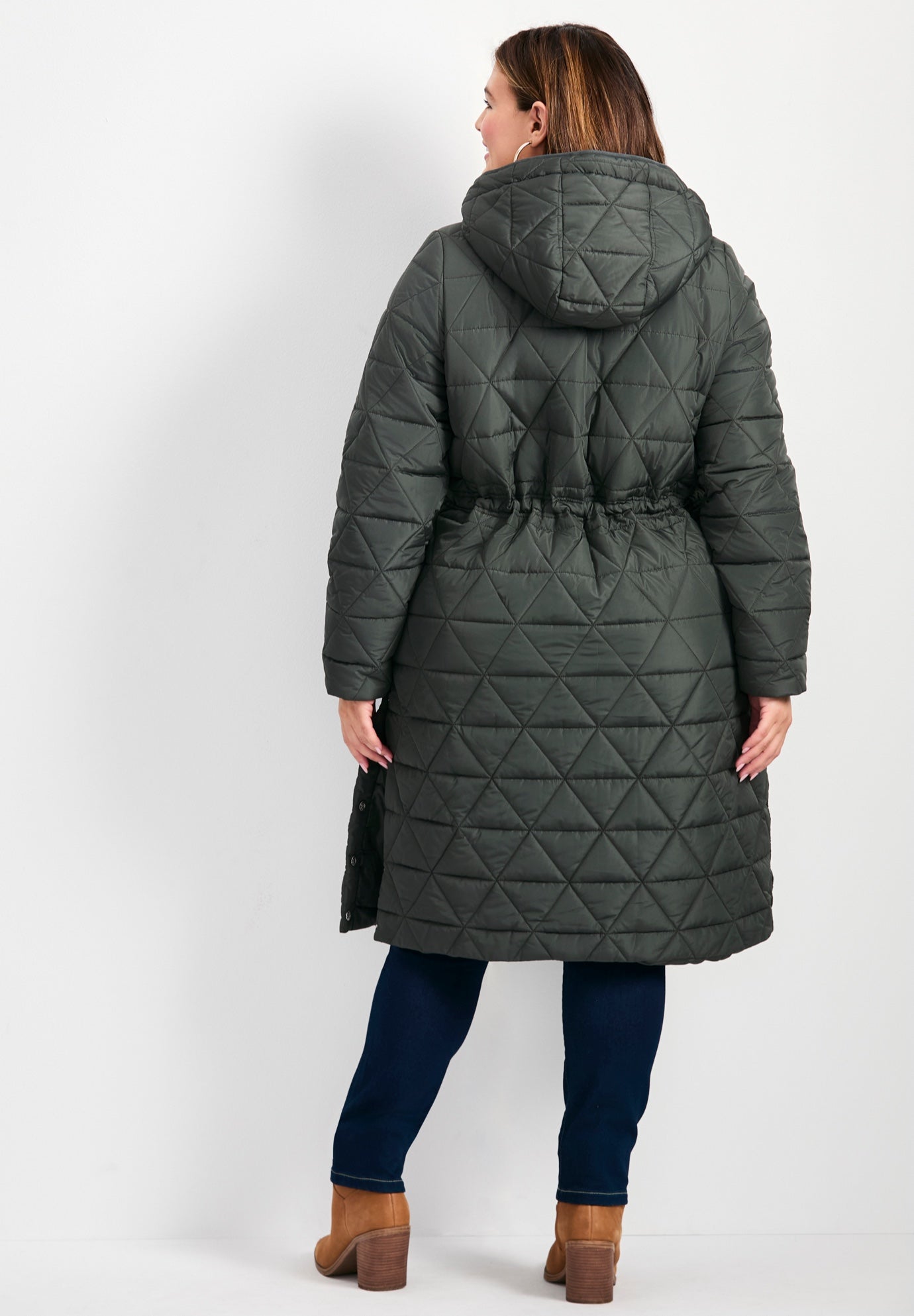 Quinn Longline Puffer Jacket image number 2
