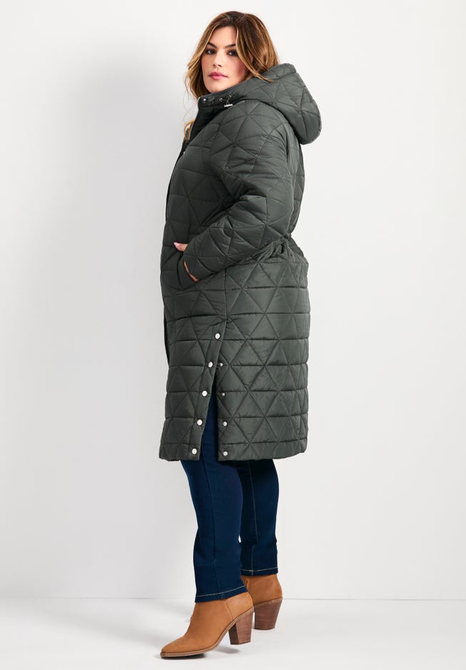 Quinn Longline Puffer Jacket image number 3