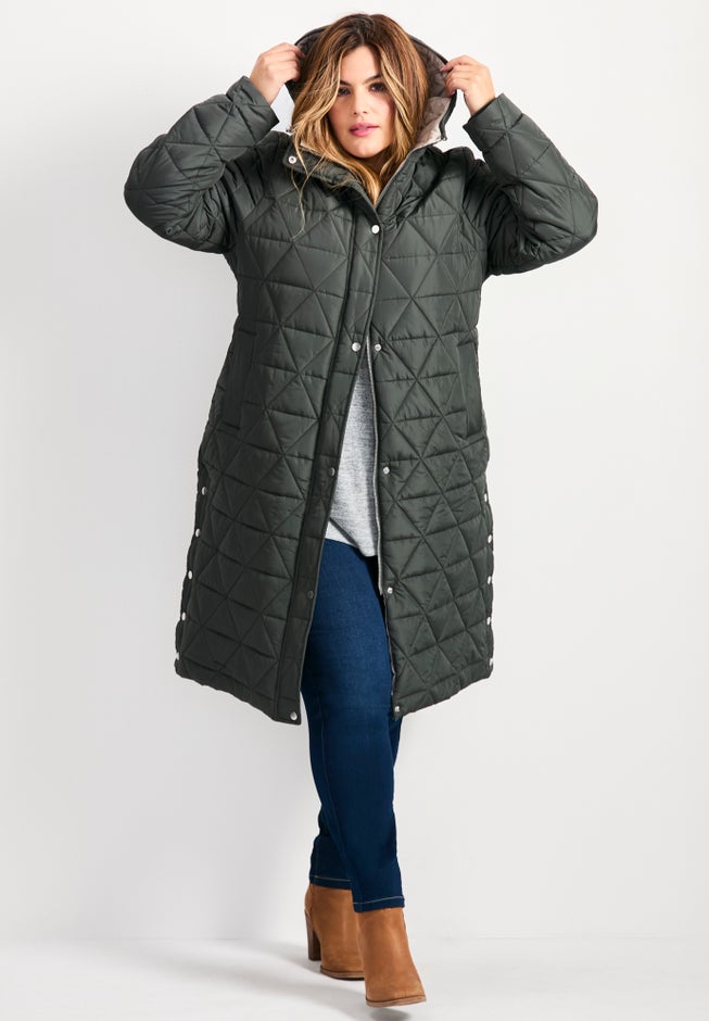 Quinn Longline Puffer Jacket image number 4