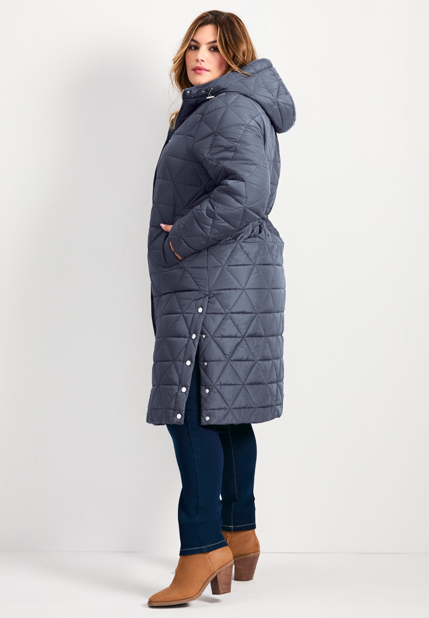 Quinn Longline Puffer Jacket image number 4