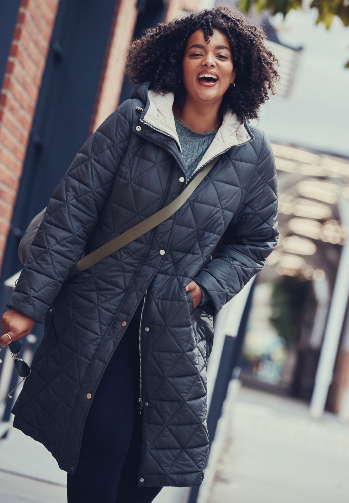 Quinn Longline Puffer Jacket image number 1