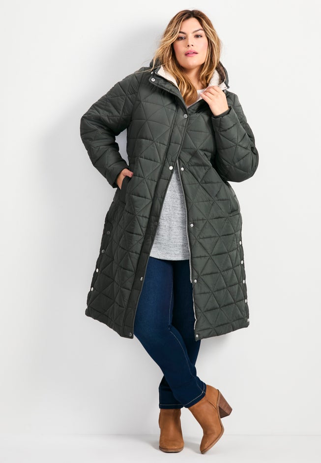 Quinn Longline Puffer Jacket image number 0