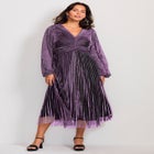 Pleated Plisse Dress image number null