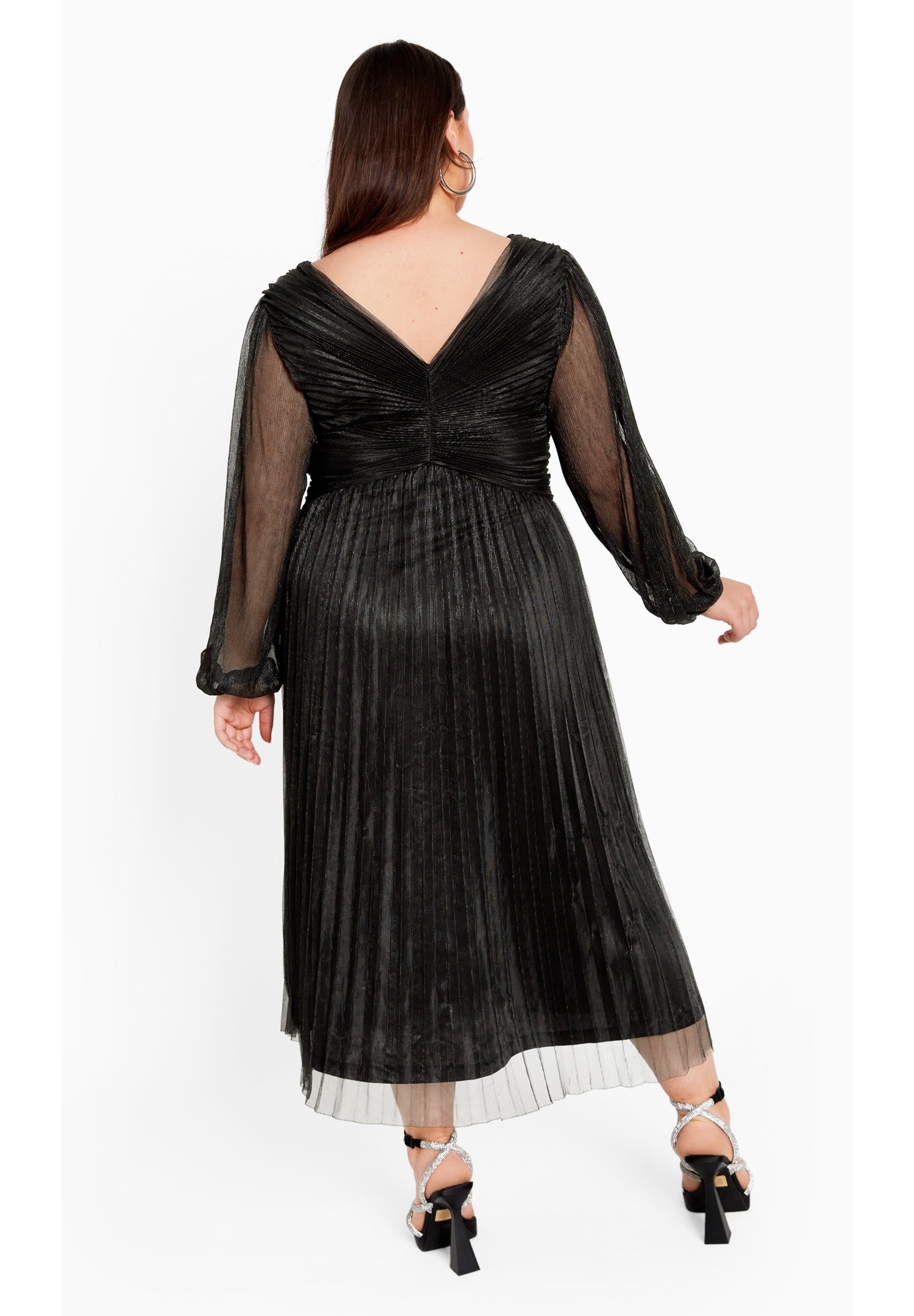 Pleated Plisse Dress image number 2