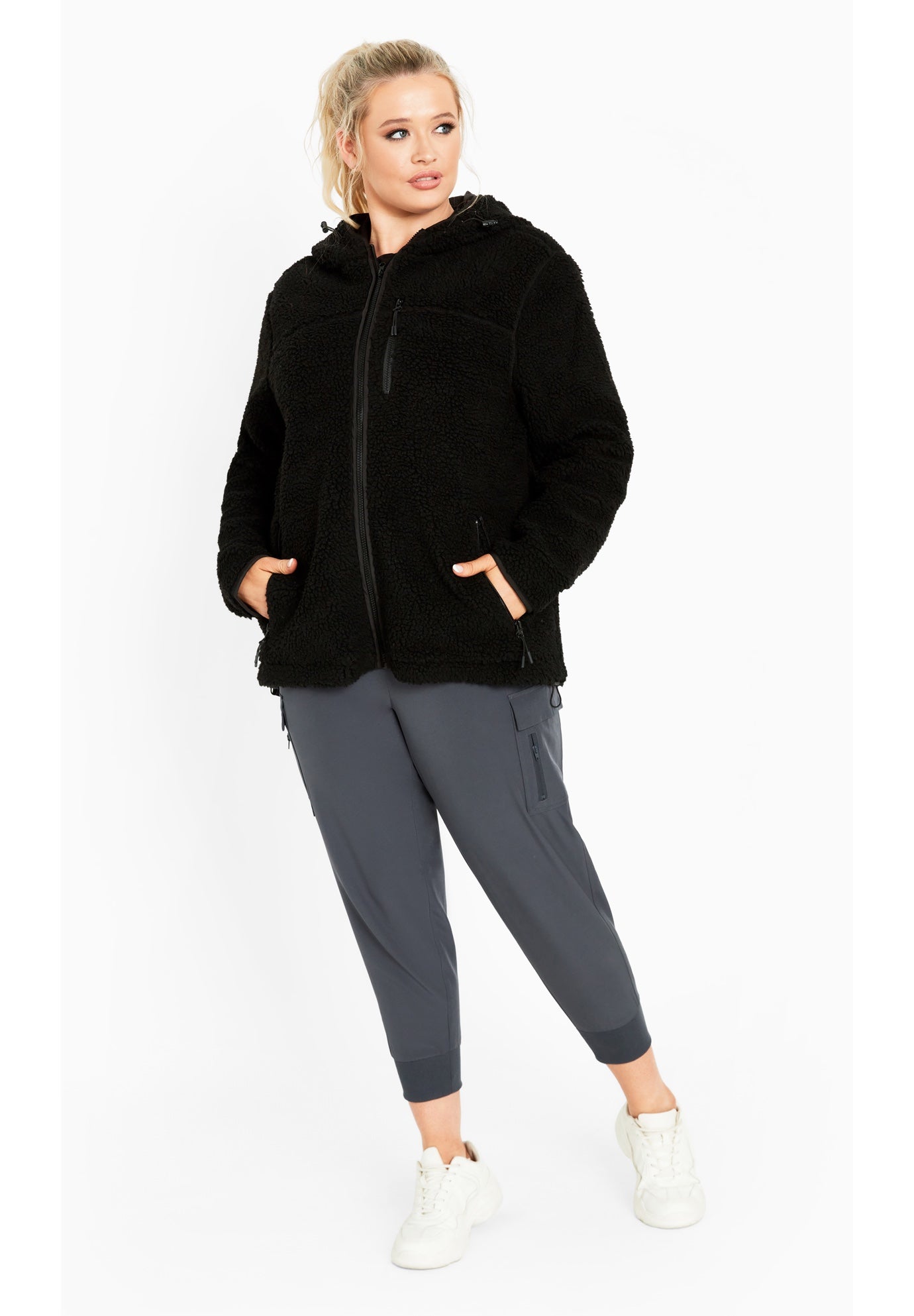 Kyla Fleece Zip Front Jacket image number 1