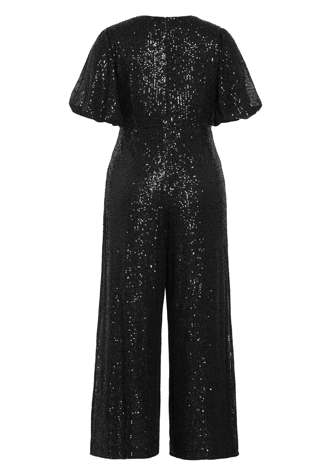 Nada Sequin Puff Sleeve Jumpsuit image number 5