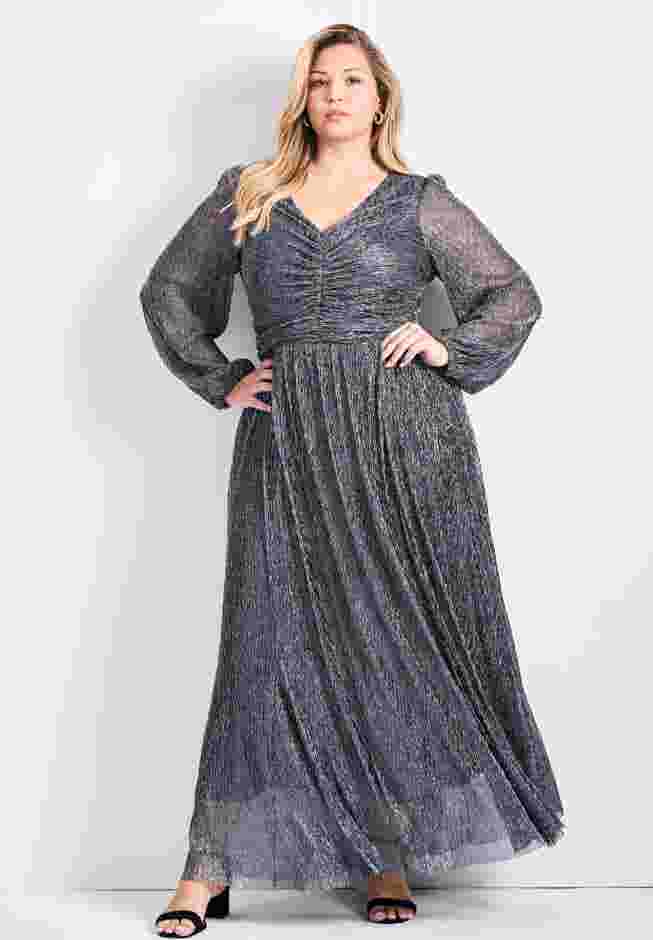 Lucia Plisse Maxi Dress image number 1