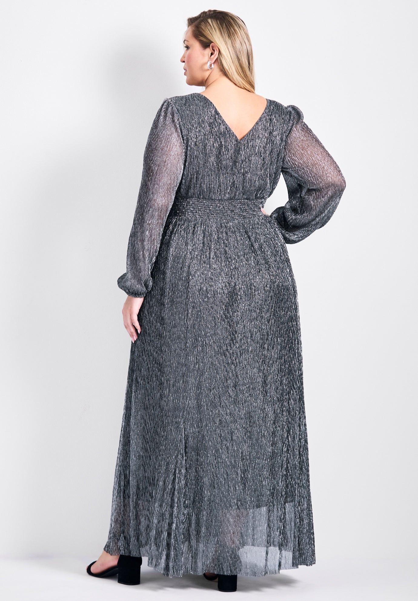 Lucia Plisse Maxi Dress image number 3