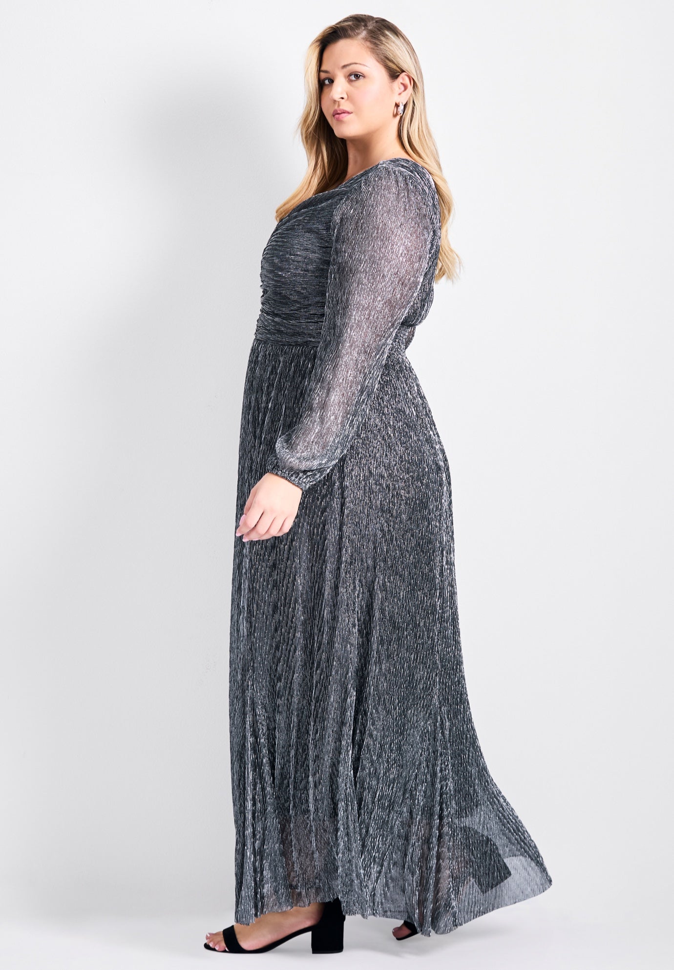 Lucia Plisse Maxi Dress image number 2