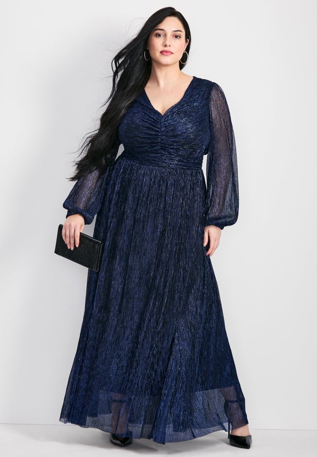 Lucia Plisse Maxi Dress | Avenue Lucia Plisse Maxi Dress | Avenue