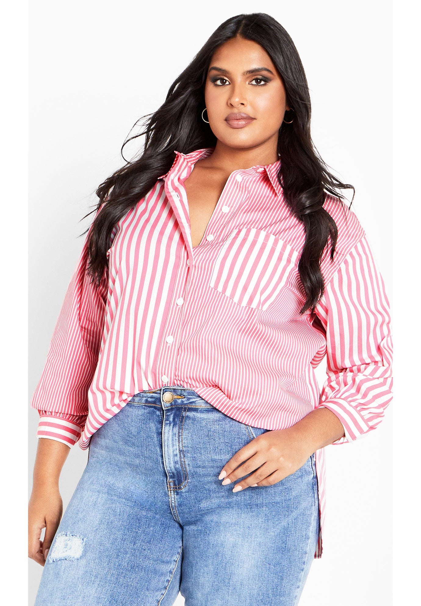 Stripe Mix Shirt image number 0