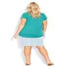 3 Bar V-Neck Top image number null