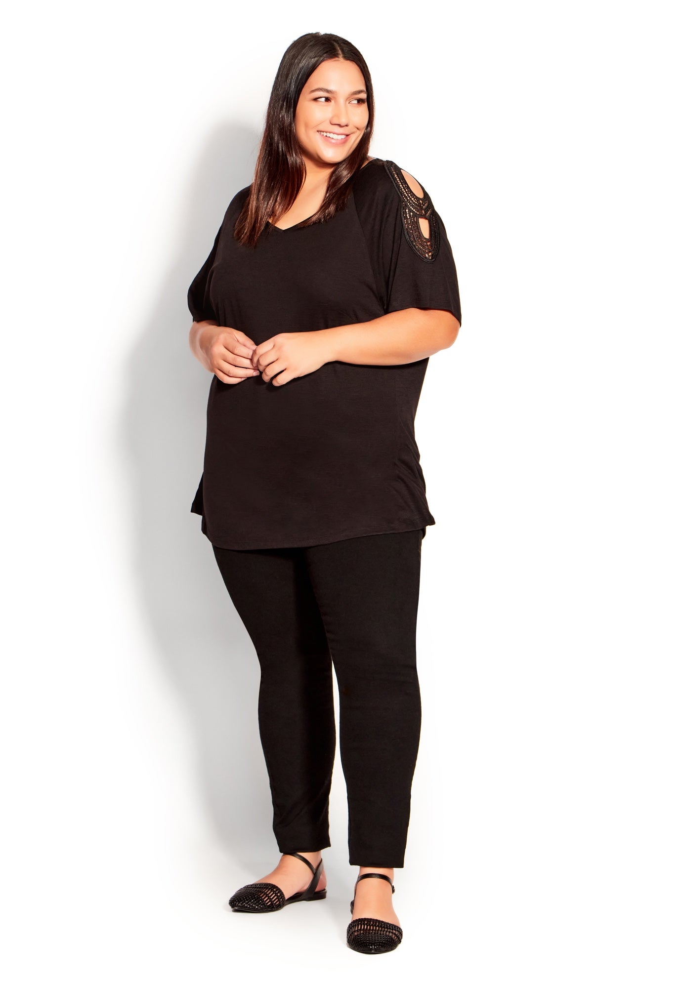 Crochet Cut Out Top image number 2