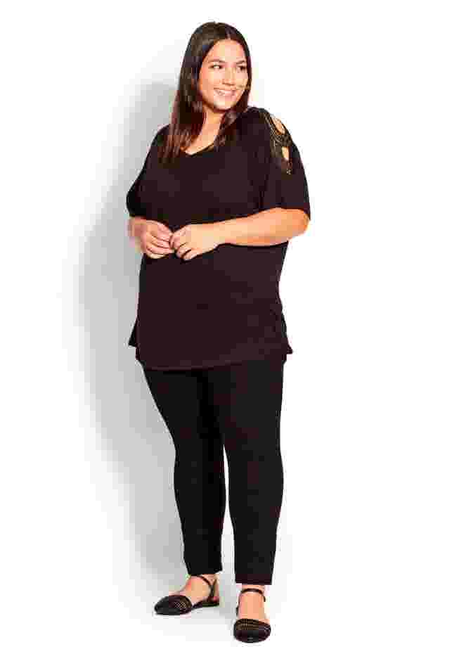 Crochet Cut Out Top image number 2