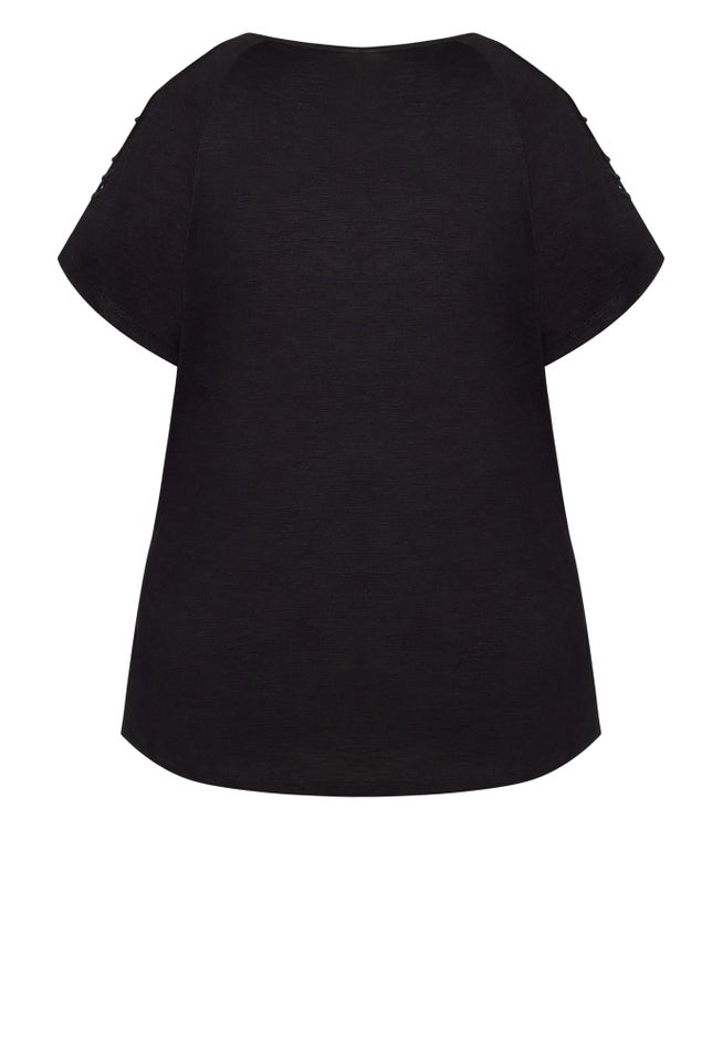 Crochet Cut Out Top image number 4