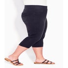 Butter Denim Pull On Crop Jean image number null