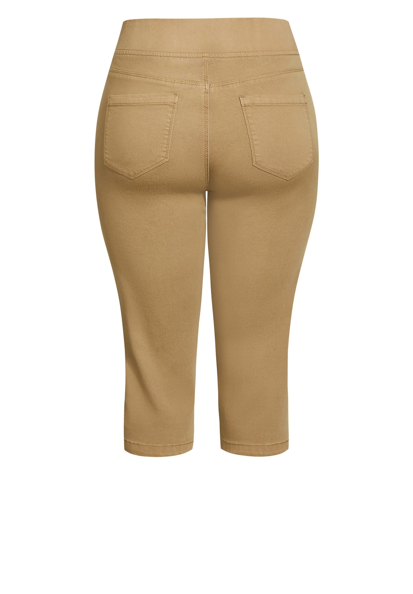 Butter Denim Pull On Crop Jean image number 6