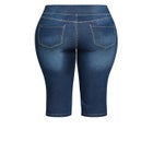 Butter Denim Pull On Crop Jean image number 4