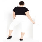 Butter Denim Pull On Crop Jean image number null