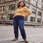 Butter Denim Straight Leg Jean image number null