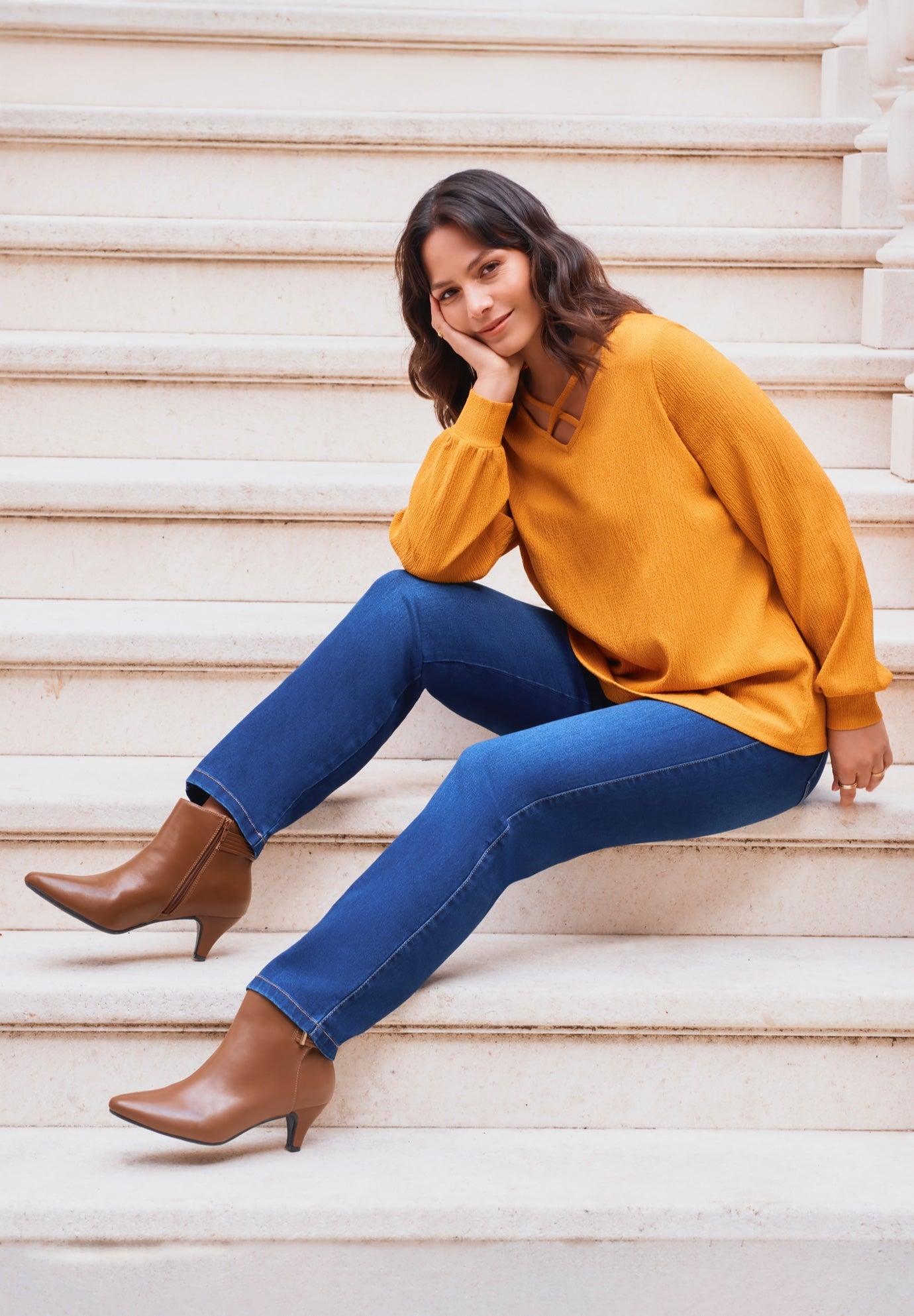 Butter Denim Straight Leg Jean image number 1