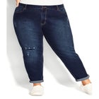 Girlfriend Rip Jean image number null