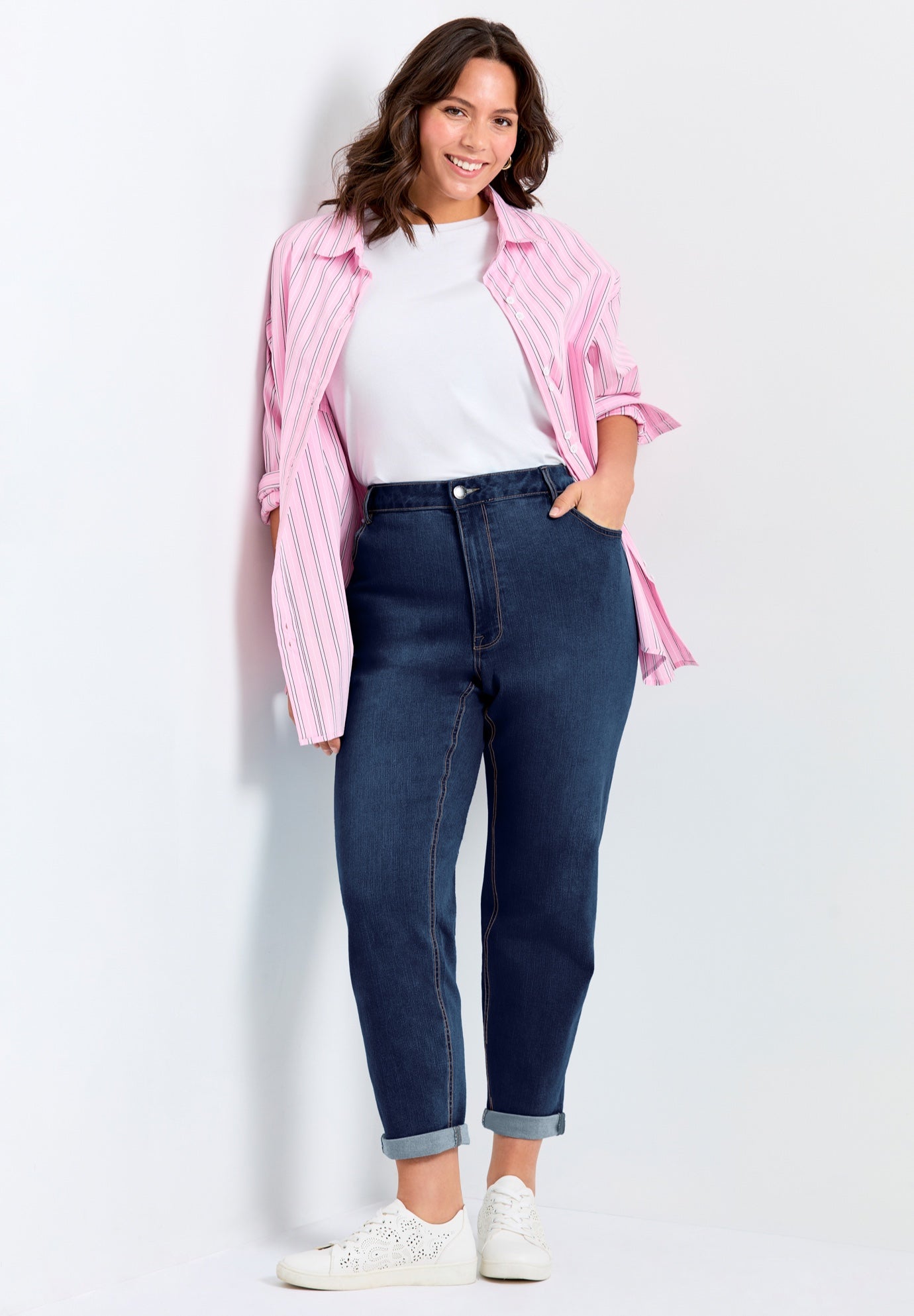 ☆AVANDRESS☆ STRAIGHT WIDE DENIM PANTS BLUE AD43PT13BL Trouser Perfect Rise Aisha Wide Leg Jean | Ariat