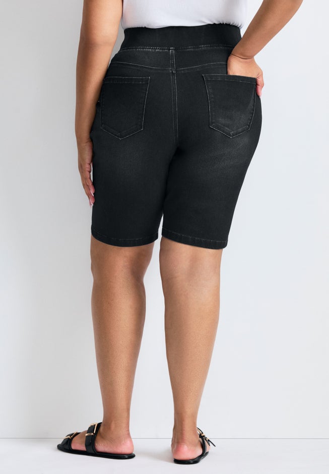 Butter Denim Pull On Short image number 1