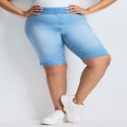 Butter Denim Pull On Short image number null