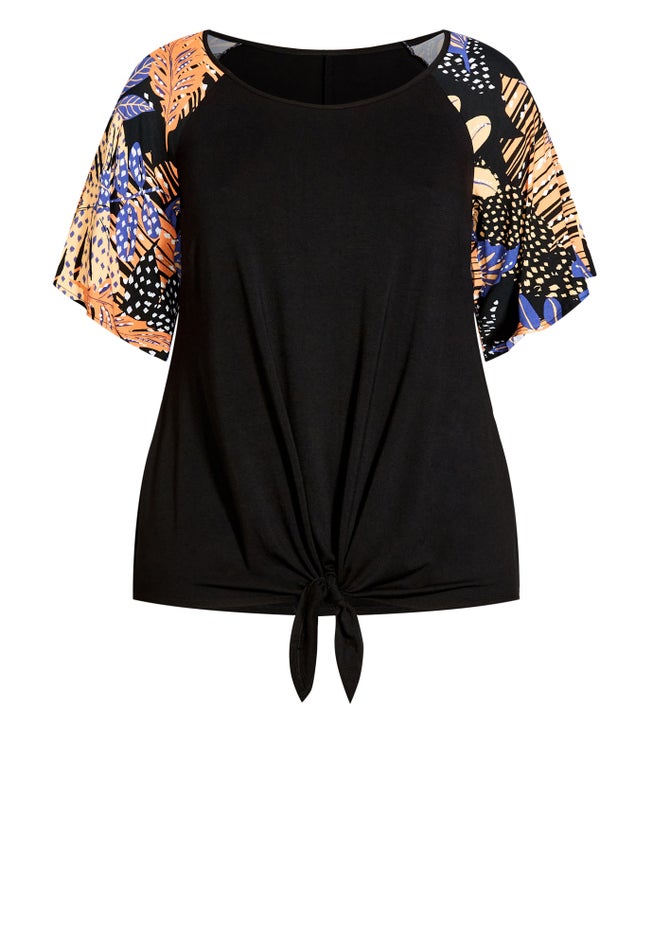 Gretta Tie Front Top image number 2