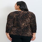 Naomi Print Gathered Sleeve Top image number null