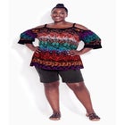 Daisy Cold Shoulder Print Top image number null