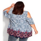 Cold Shoulder Frill Top image number null