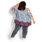 Cold Shoulder Frill Top image number null