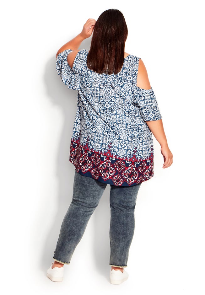 Cold Shoulder Frill Top image number 4