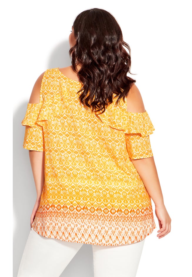 Cold Shoulder Frill Top image number 1