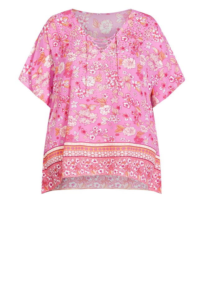 Tie Detail Poncho image number 2