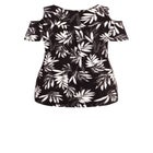 Claire Cold Shoulder Print Tunic image number null