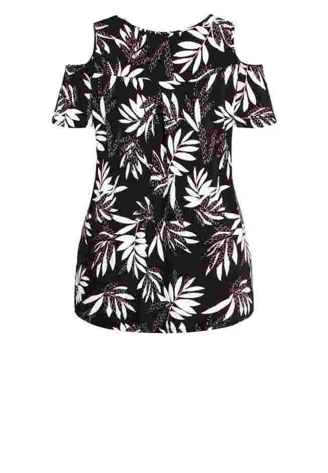 Claire Cold Shoulder Print Tunic image number 5