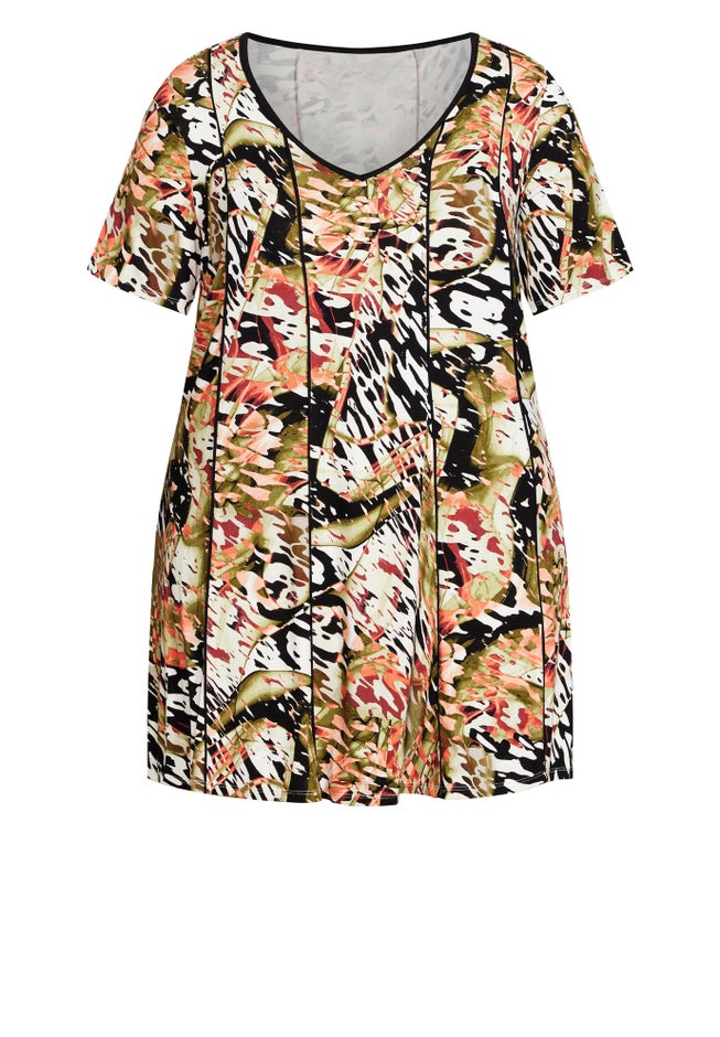 Swing Panel Print Tunic image number 2