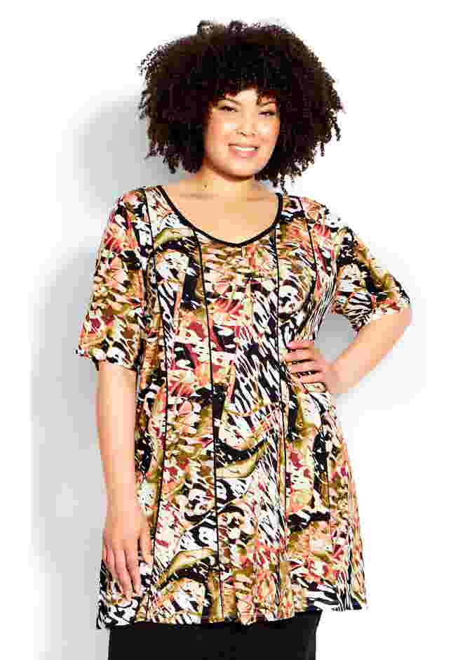 Swing Panel Print Tunic image number 3