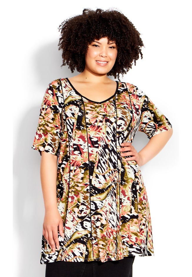 Swing Panel Print Tunic image number 3